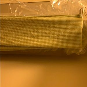 Green Gingham Curtain Panels